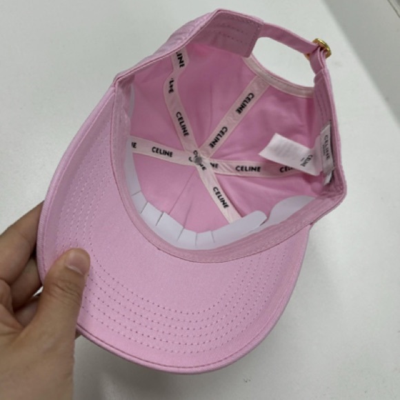 Celine pink baseball cap main image 2